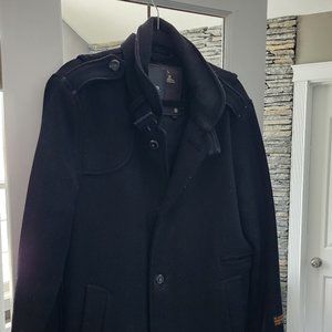 G-Star Wool Blend Pea Trench Coat